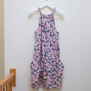 { Rachel Rachel Roy Dress } Short Pink Floral Dress With Braided Halter Neck